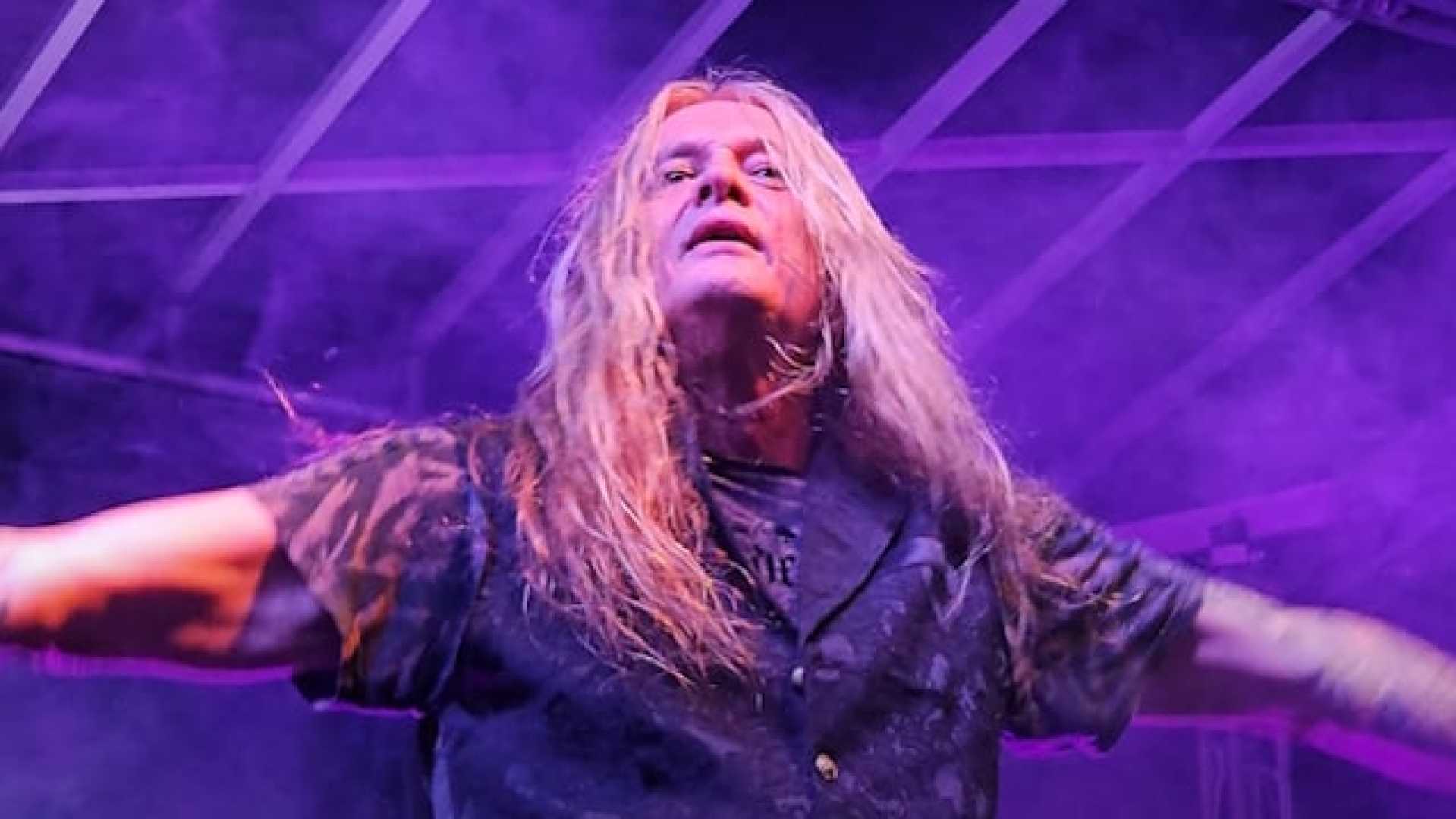 Sebastian Bach Live Performance Headbanging