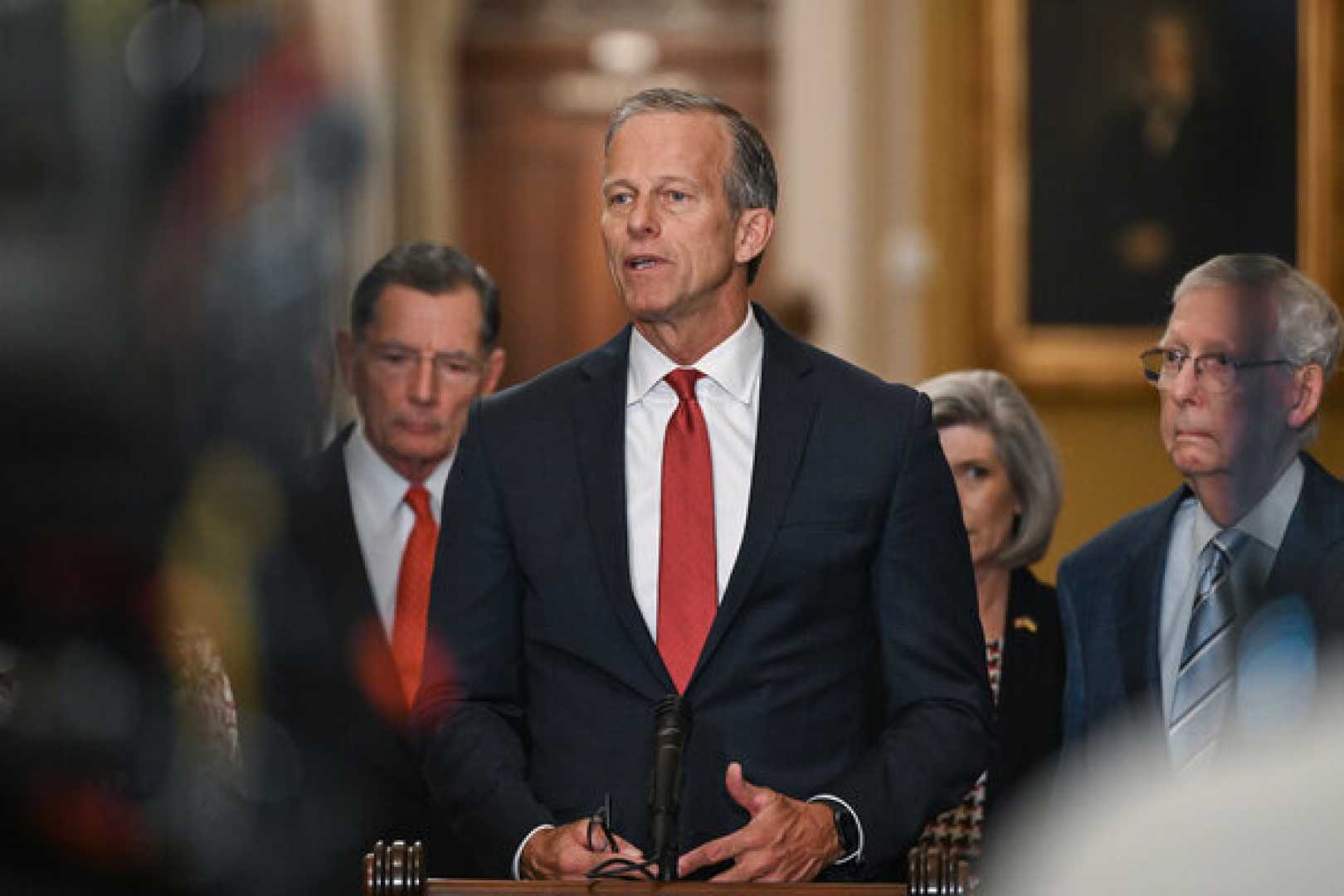 Senate Majority Leader John Thune Capitol Hill 2025