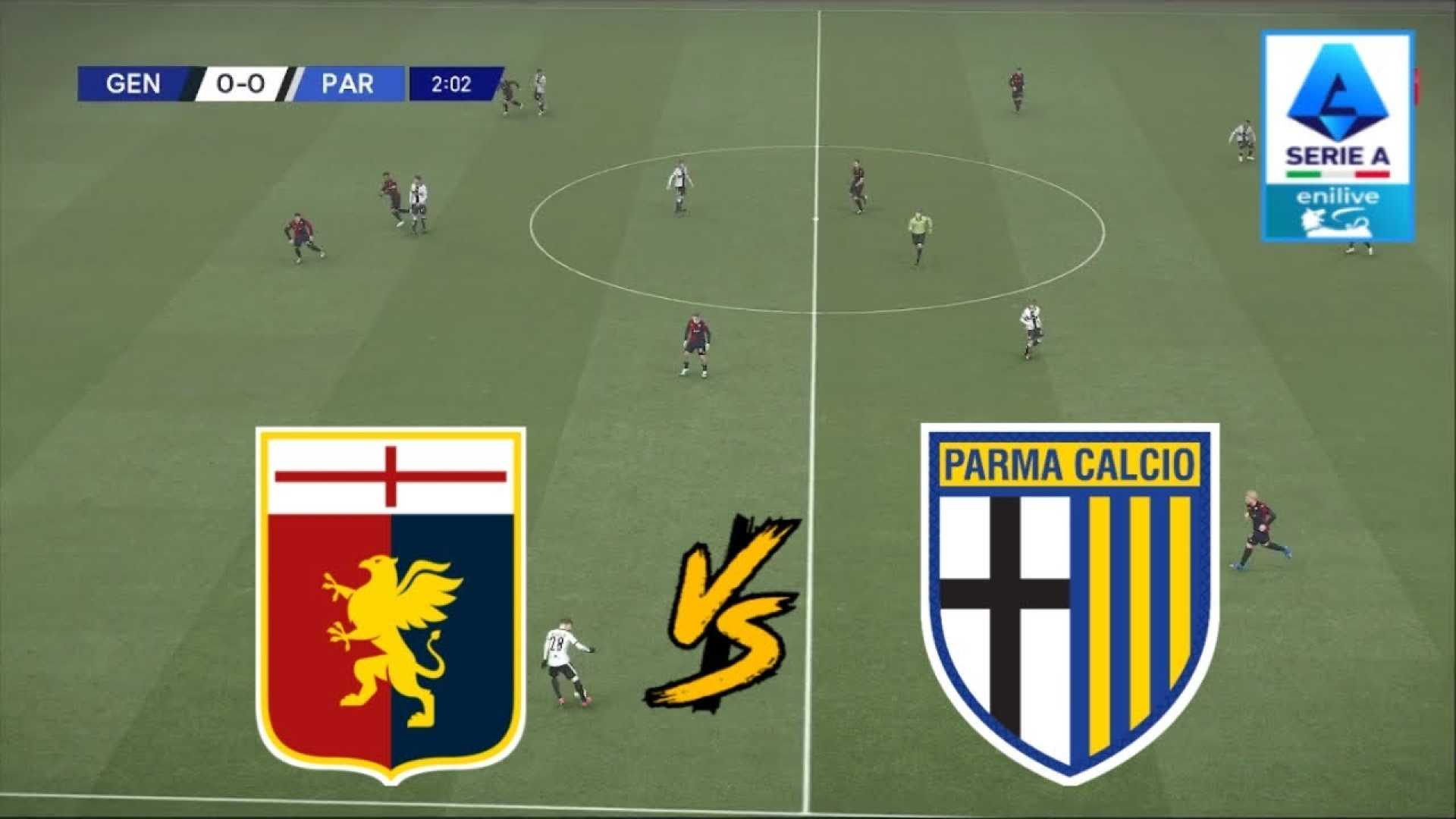 Serie A Genoa Vs Parma Match 2025