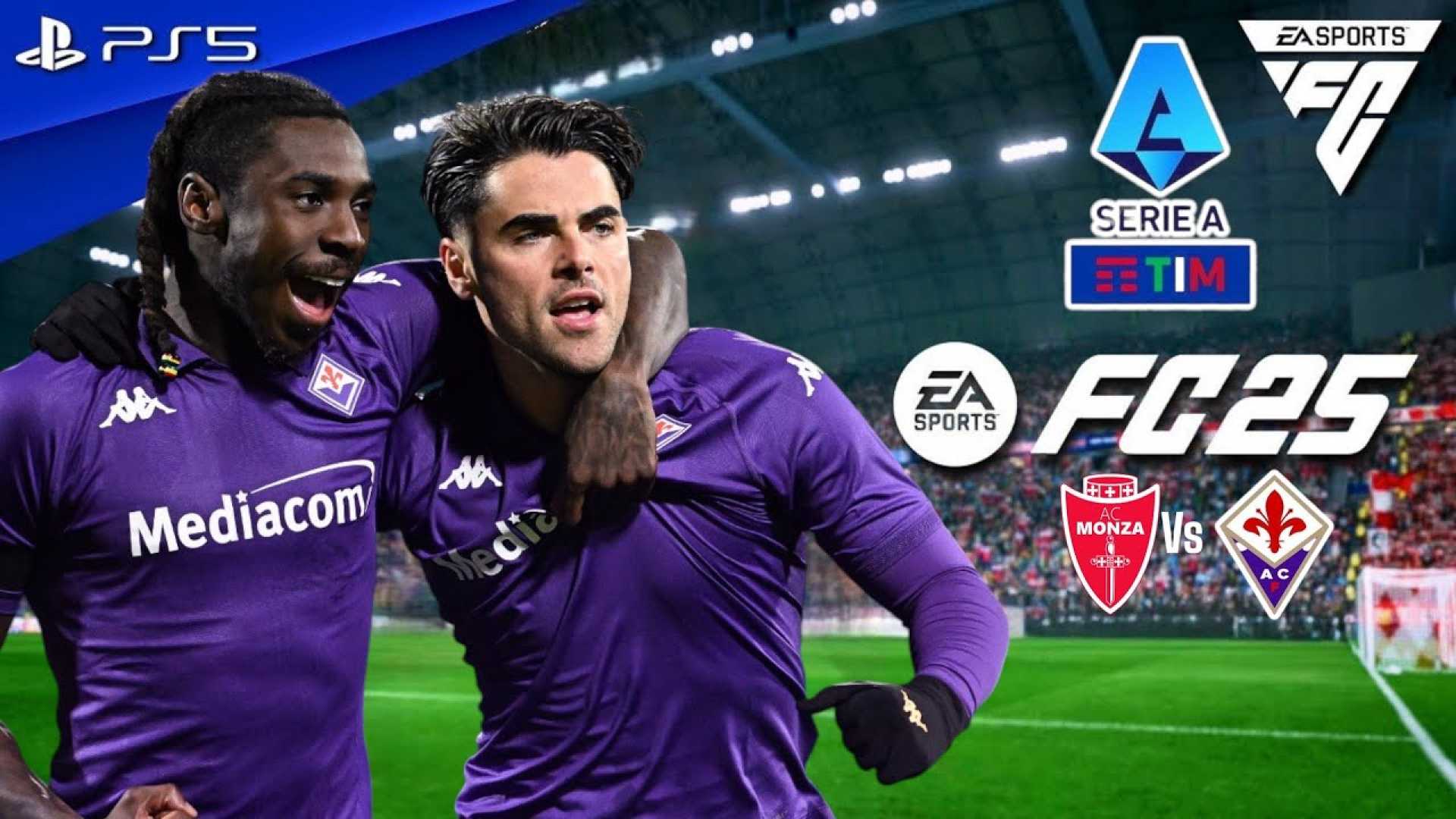 Serie A Monza Vs Fiorentina Match 2025