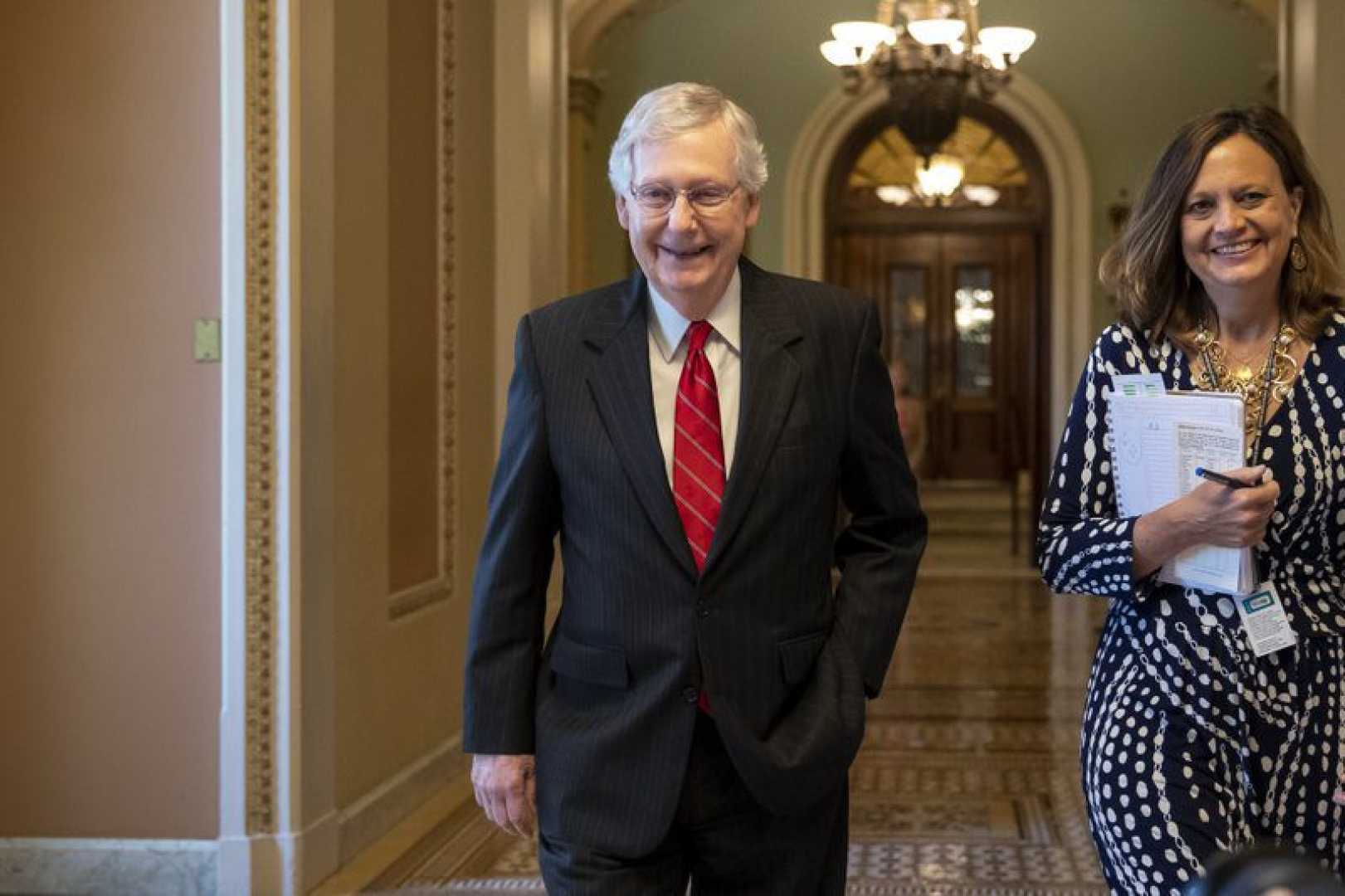 Sharon Soderstrom Mitch Mcconnell Senate Retirement Ceremony