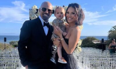 Shemar Moore Jesiree Dizon Frankie Family Photo