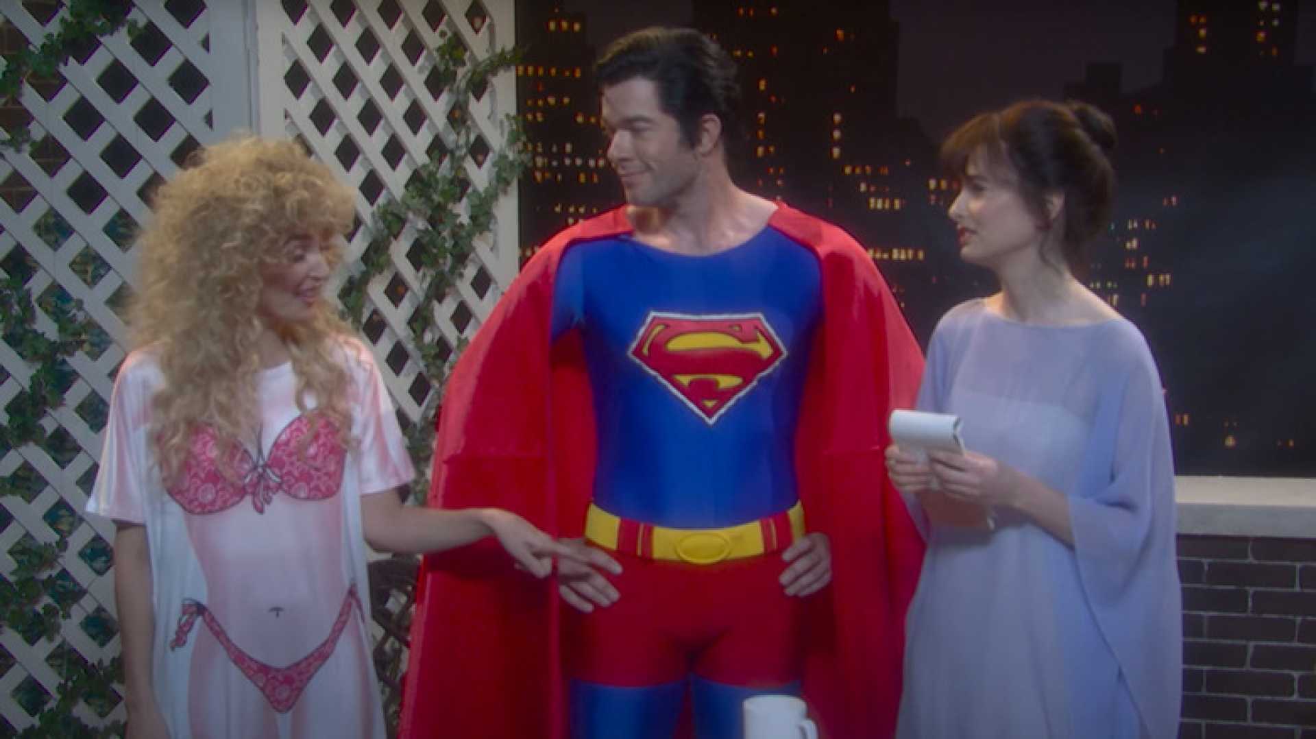 Snl Superman Sketch John Mulaney Sarah Sherman