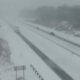 Snow Covered Roads Cedar Rapids Iowa Winter