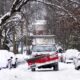 Snow Covered Roads Cincinnati Ohio Winter 2025