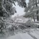 Snow Covered Roads In Richmond Virginia