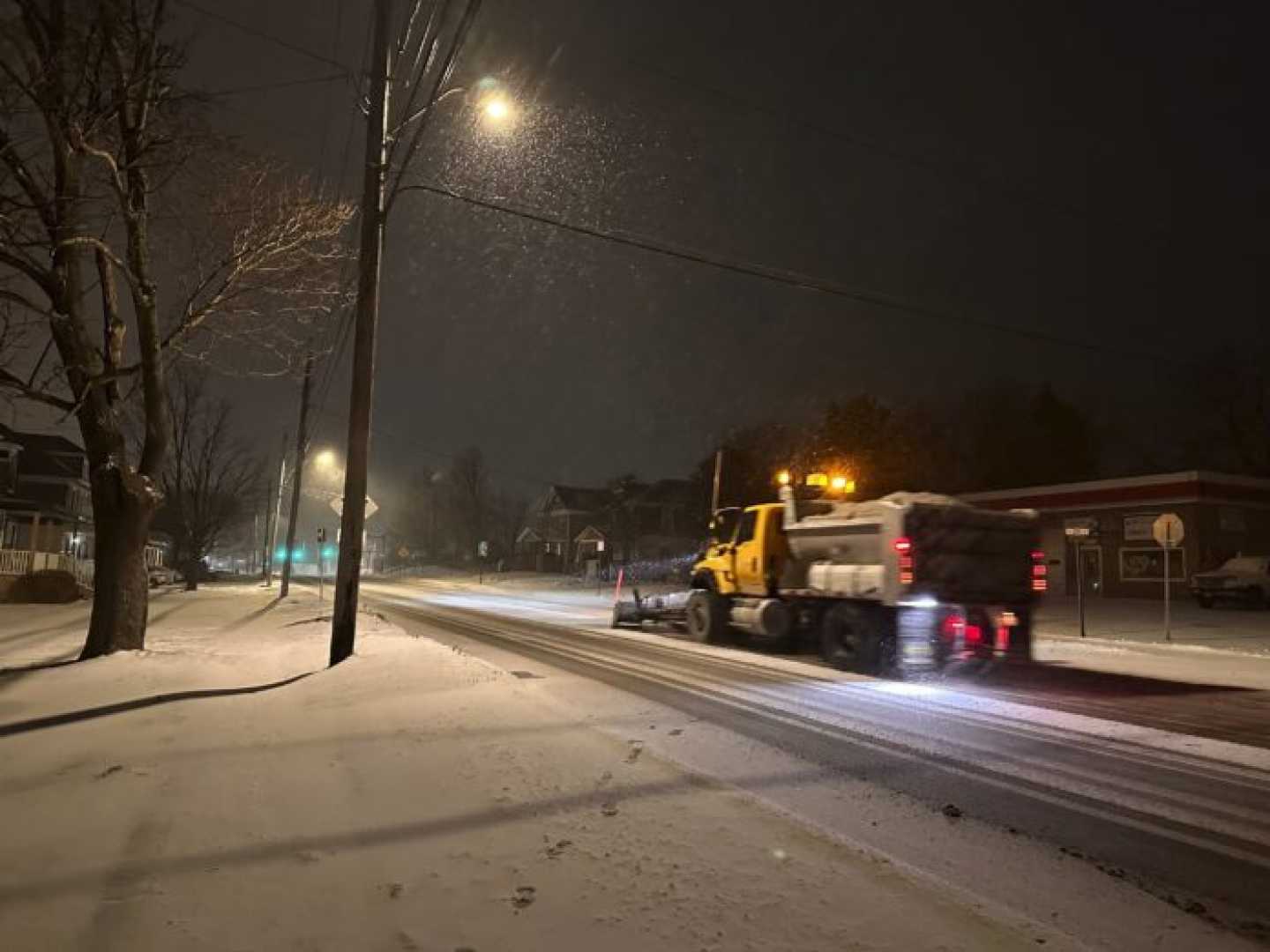 Snowfall Miami Valley Ohio January 2025