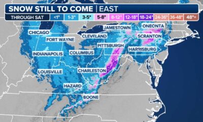 Snowstorm Mid Atlantic Northeast Weather Map