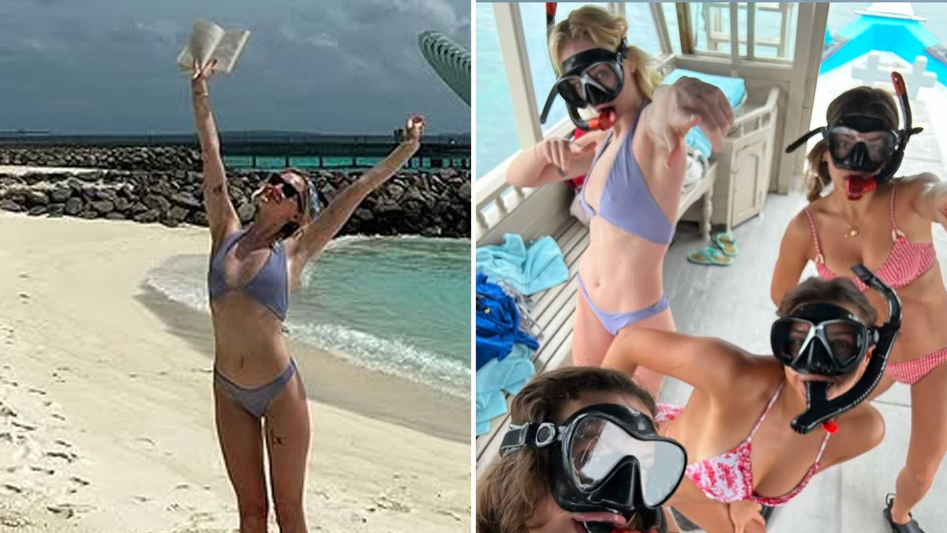 Sophie Turner Maldives Vacation Instagram Photos