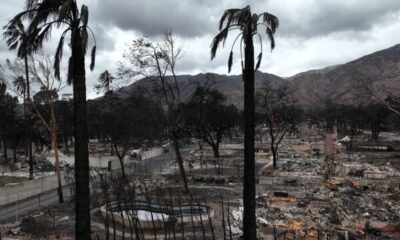 Southern California Rainstorm And Wildfire Landscape