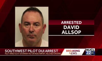 Southwest Airlines Pilot Arrest Savannah Hilton Head Airport