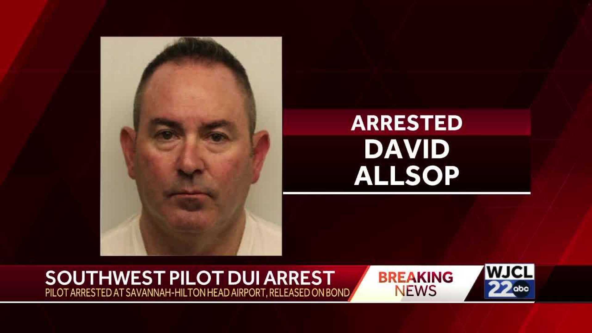 Southwest Airlines Pilot Arrest Savannah Hilton Head Airport