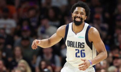 Spencer Dinwiddie Mavericks Bench Nba Game