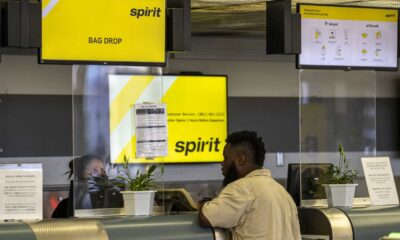 Spirit Airlines Check In Counter At Oakland International Airport