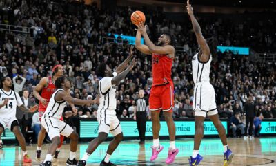 St. John's Red Storm Basketball Game Action