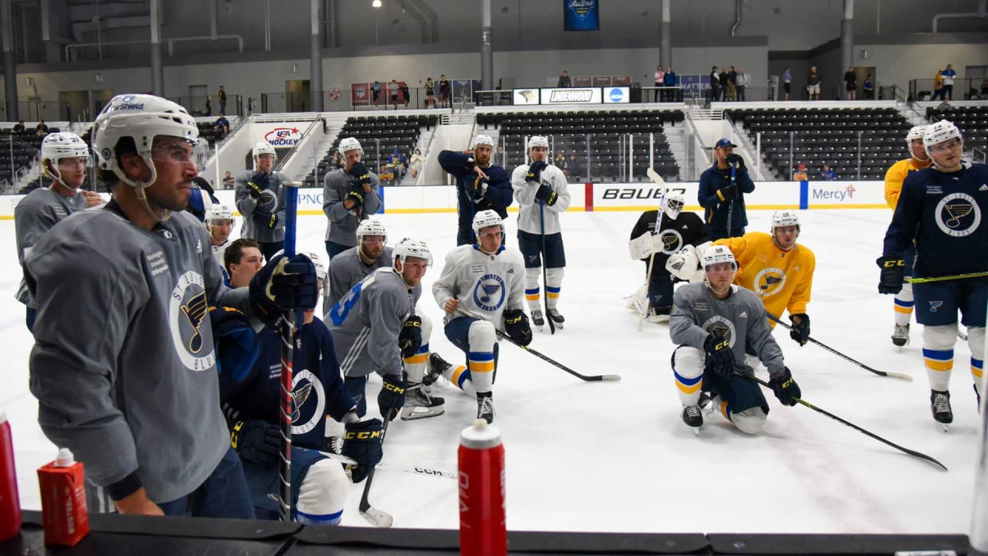 St. Louis Blues Practice In Vegas 2025