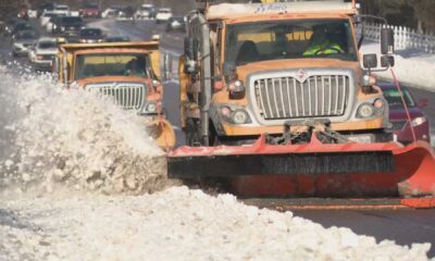 St. Louis Snow Plows Clearing Streets