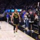 Steph Curry Shooting Three Pointer At Chase Center