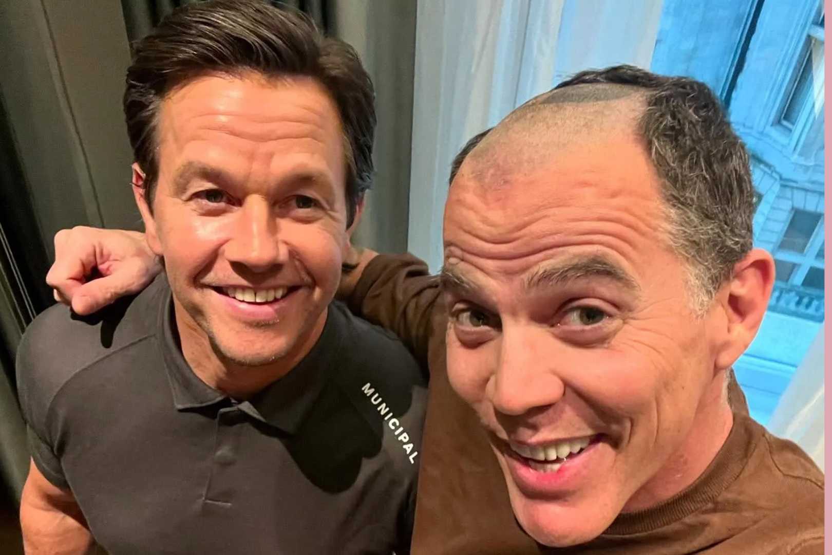 Steve O Mark Wahlberg Flight Risk Haircut Instagram