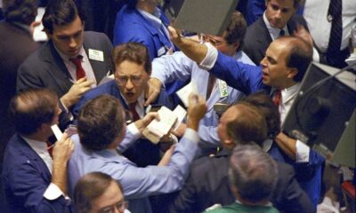 Stock Market Trading Floor With Traders