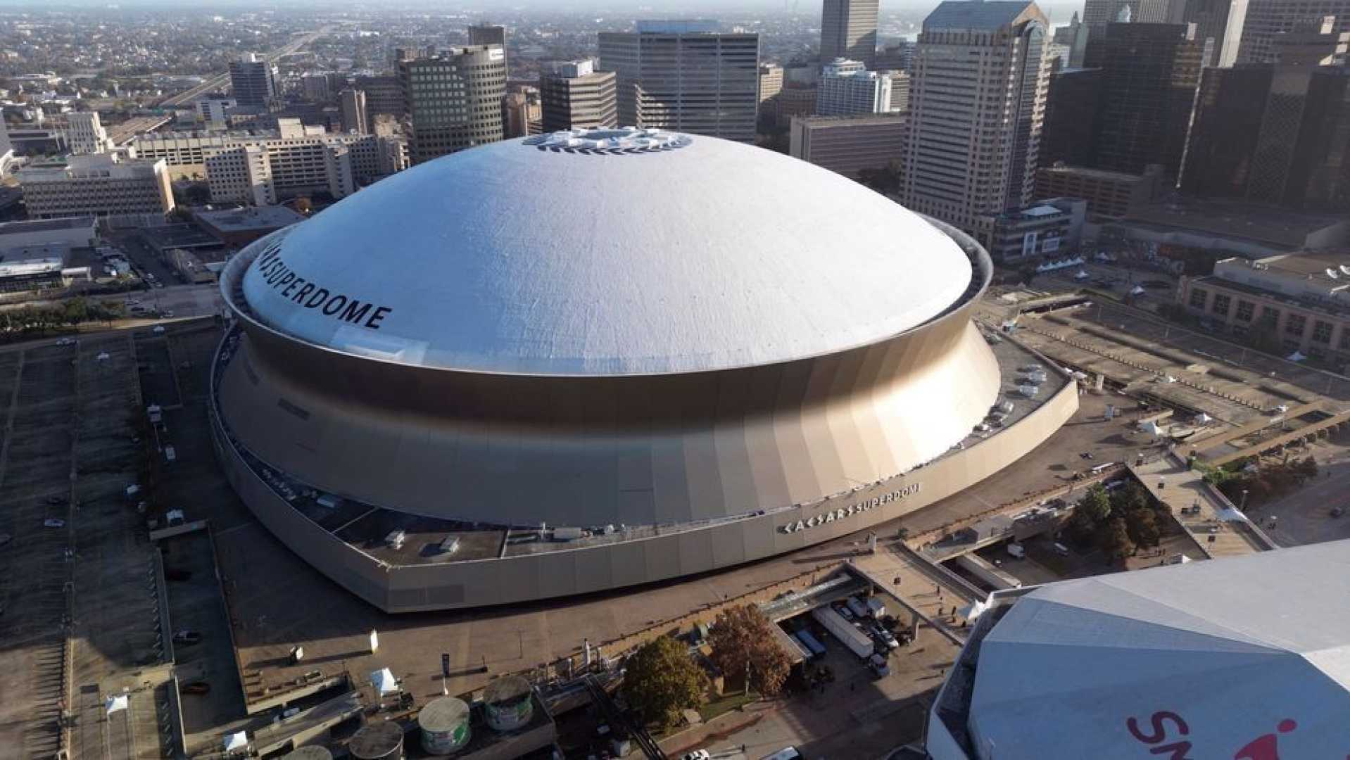 Super Bowl 59 New Orleans Superdome Exterior