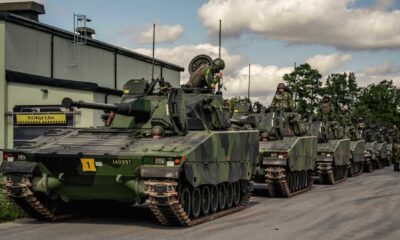 Swedish Strf9040 Infantry Fighting Vehicles Latvia