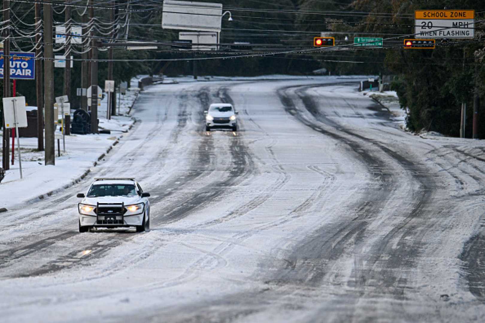 Tallahassee Snowstorm January 2025 Icy Roads