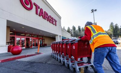 Target Store Exterior With Shopping Carts