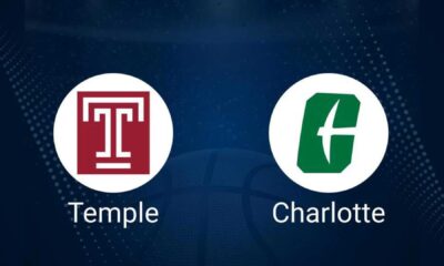 Temple Owls Vs Charlotte 49ers Basketball Game