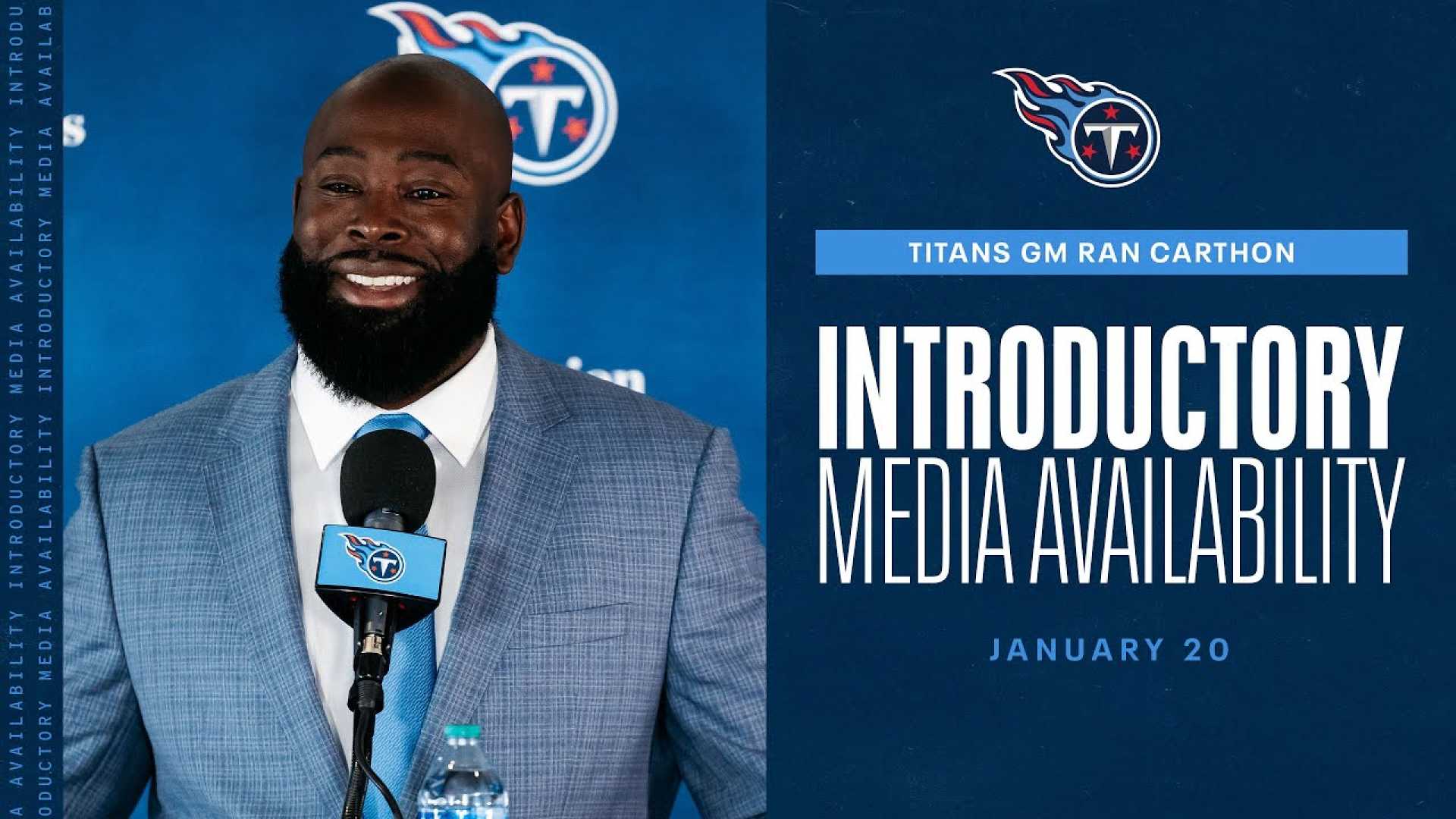 Tennessee Titans Gm Ran Carthon Press Conference