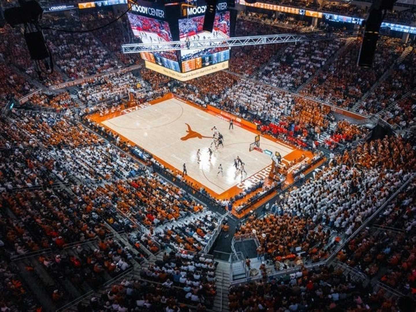 Tennessee Vs Texas Basketball Game Moody Center