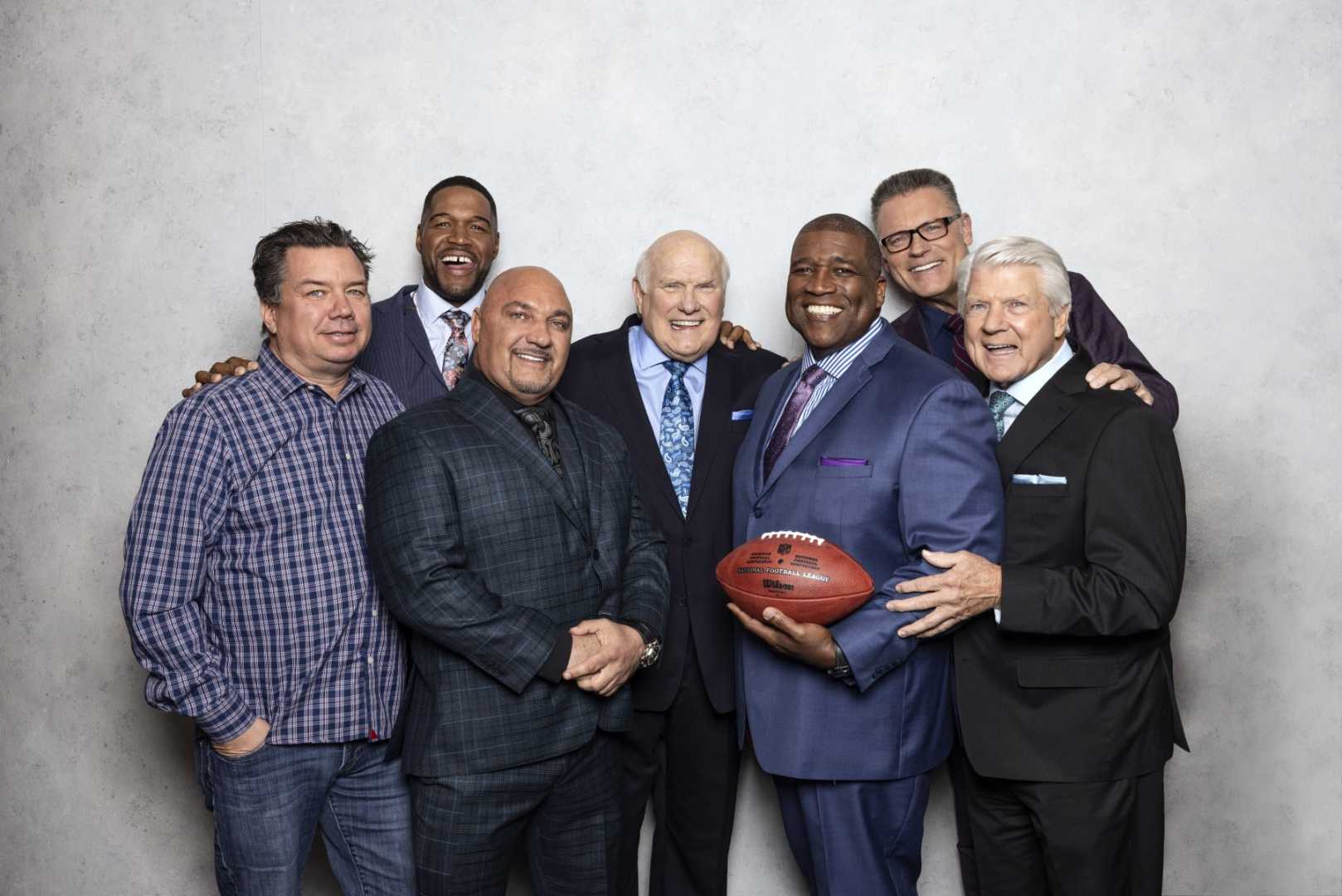 Terry Bradshaw Michael Strahan Howie Long Fox Nfl Sunday