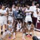 Texas A&m Basketball Team Celebrating Victory