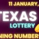 Texas Lottery Draw Results January 11 2025