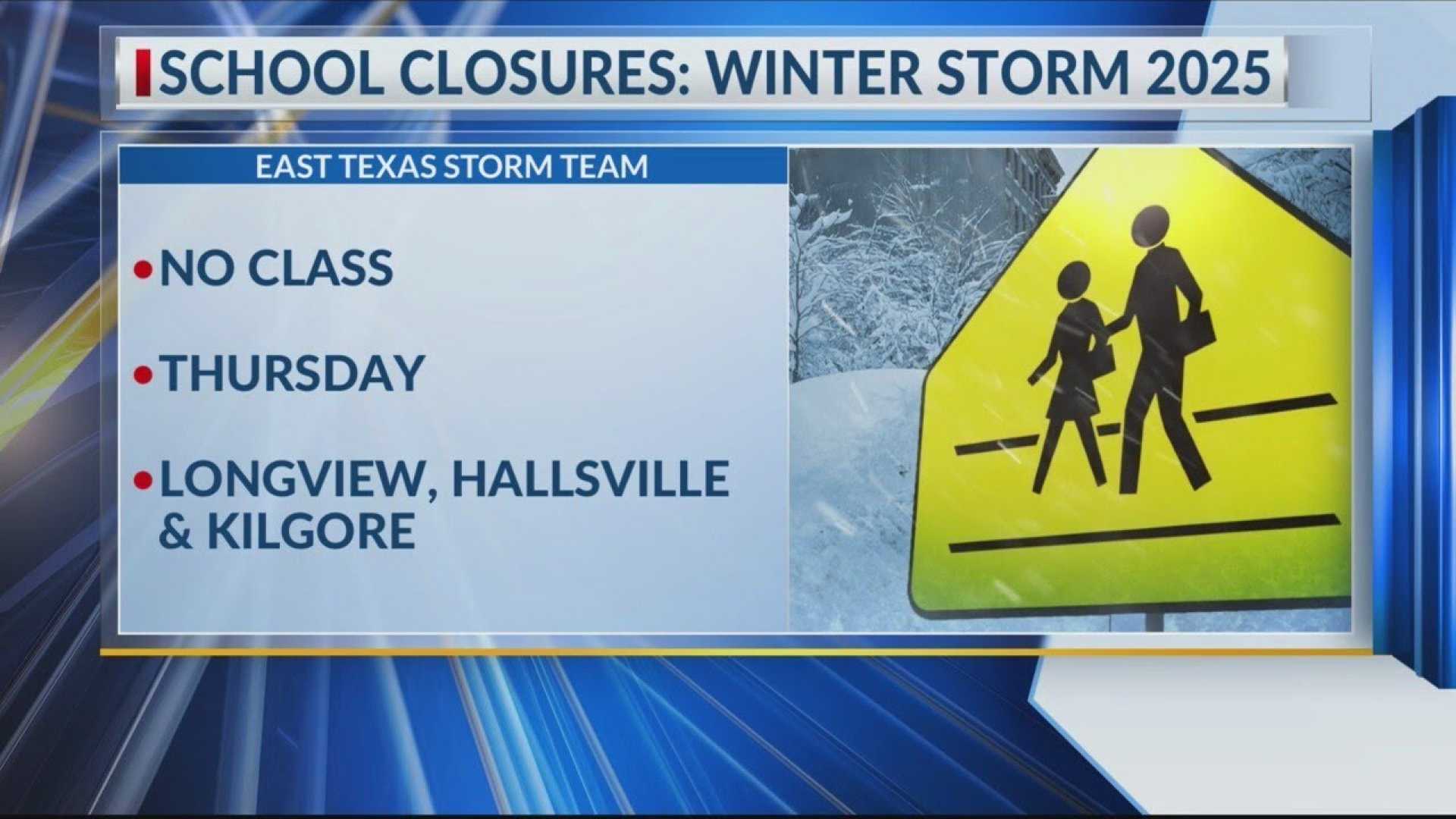 Texas School Closures Winter Weather 2025