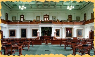 Texas Senate Chamber Interior With Lawmakers