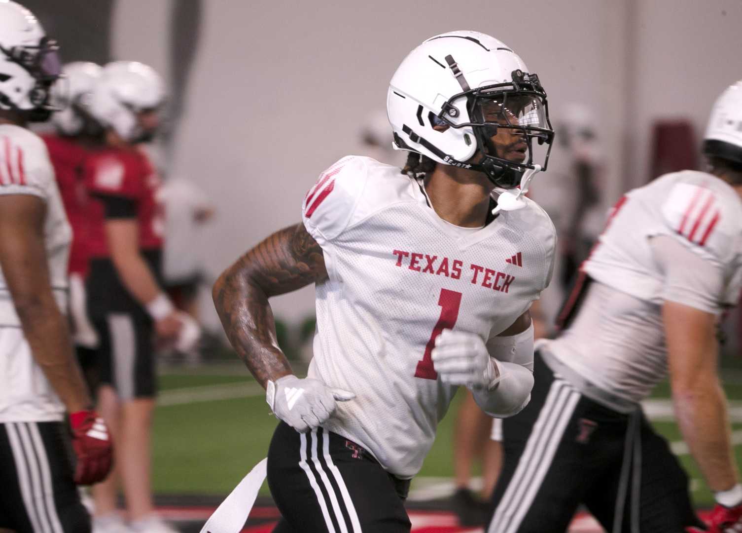 Texas Tech Micah Hudson Football Practice