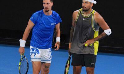 Thanasi Kokkinakis St Petersburg Exhibition Tennis