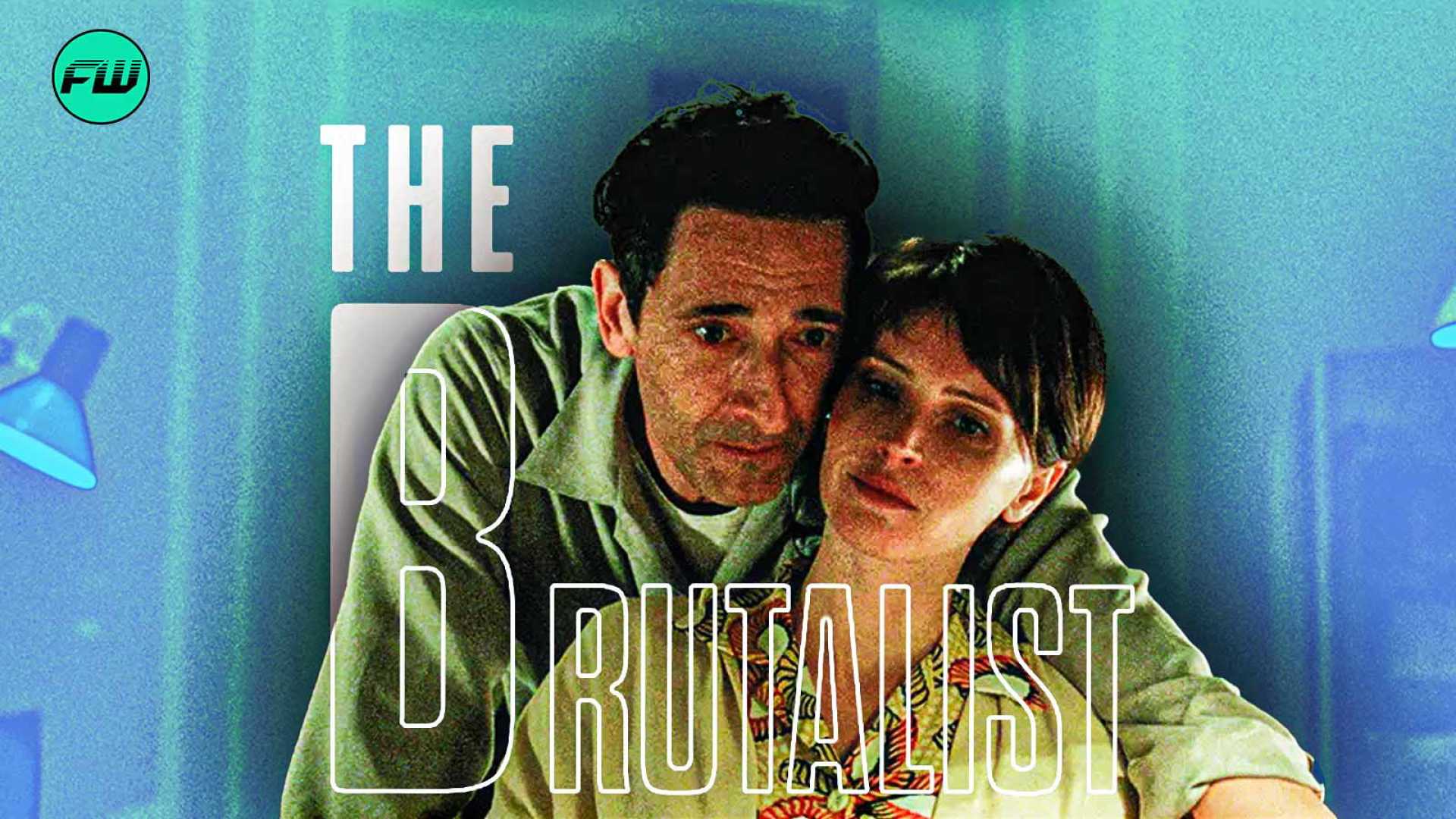 The Brutalist Movie Poster Adrien Brody Felicity Jones