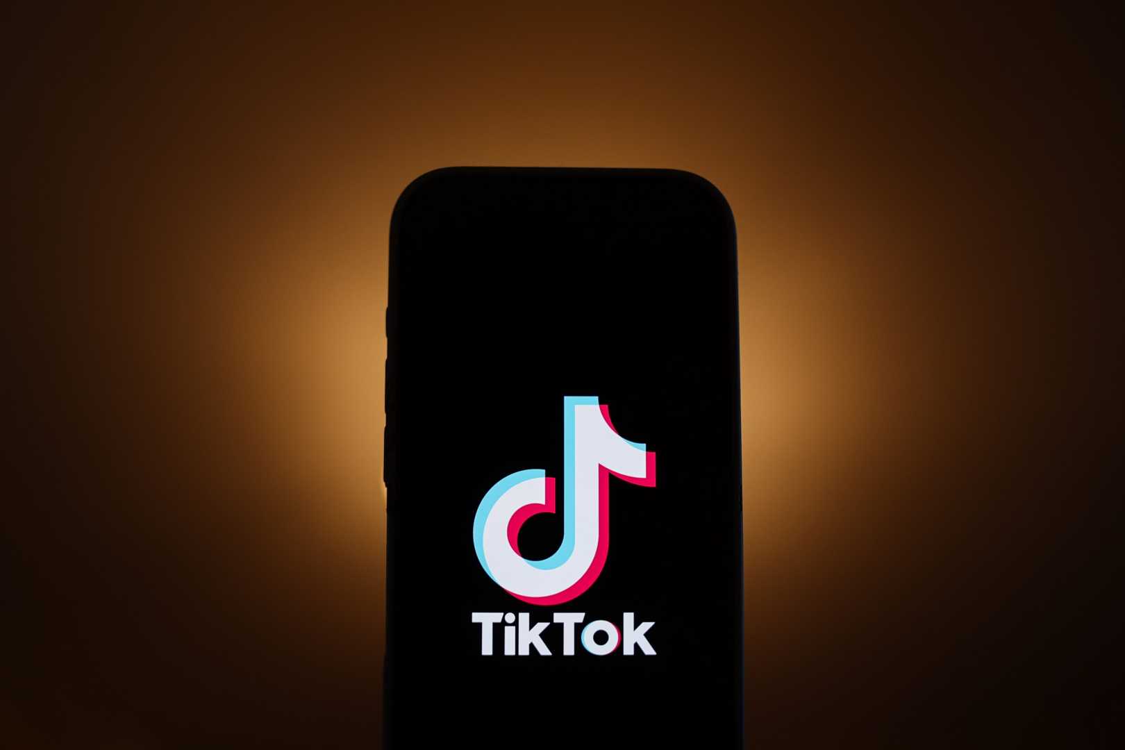 Tiktok Logo On Phone Screen 2024