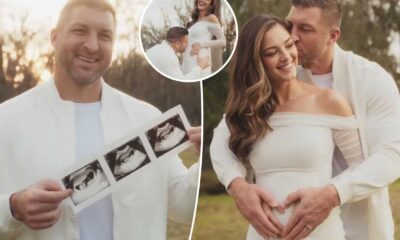 Tim Tebow Demi Leigh Pregnancy Announcement Photo