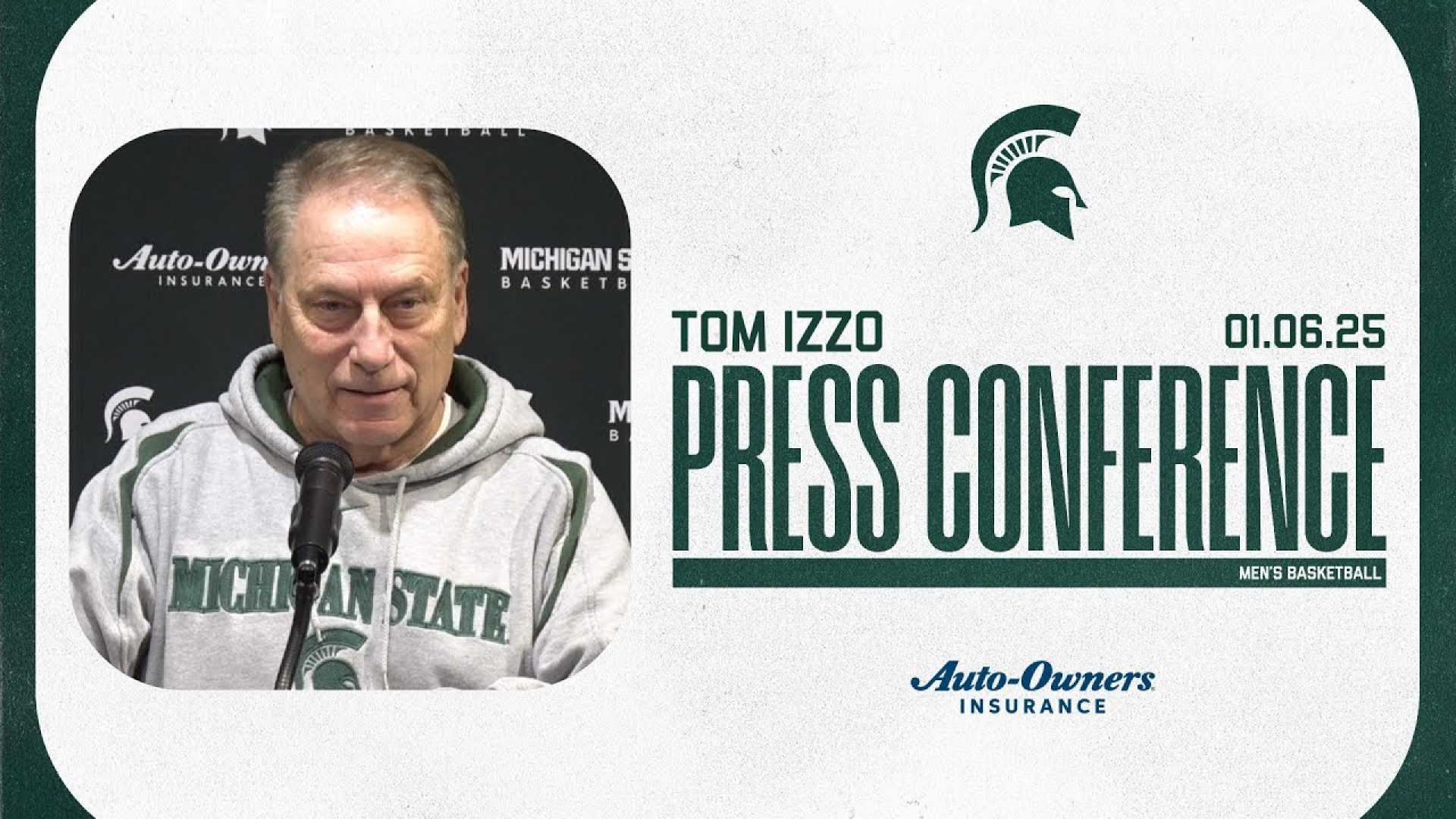 Tom Izzo Michigan State Basketball 2025