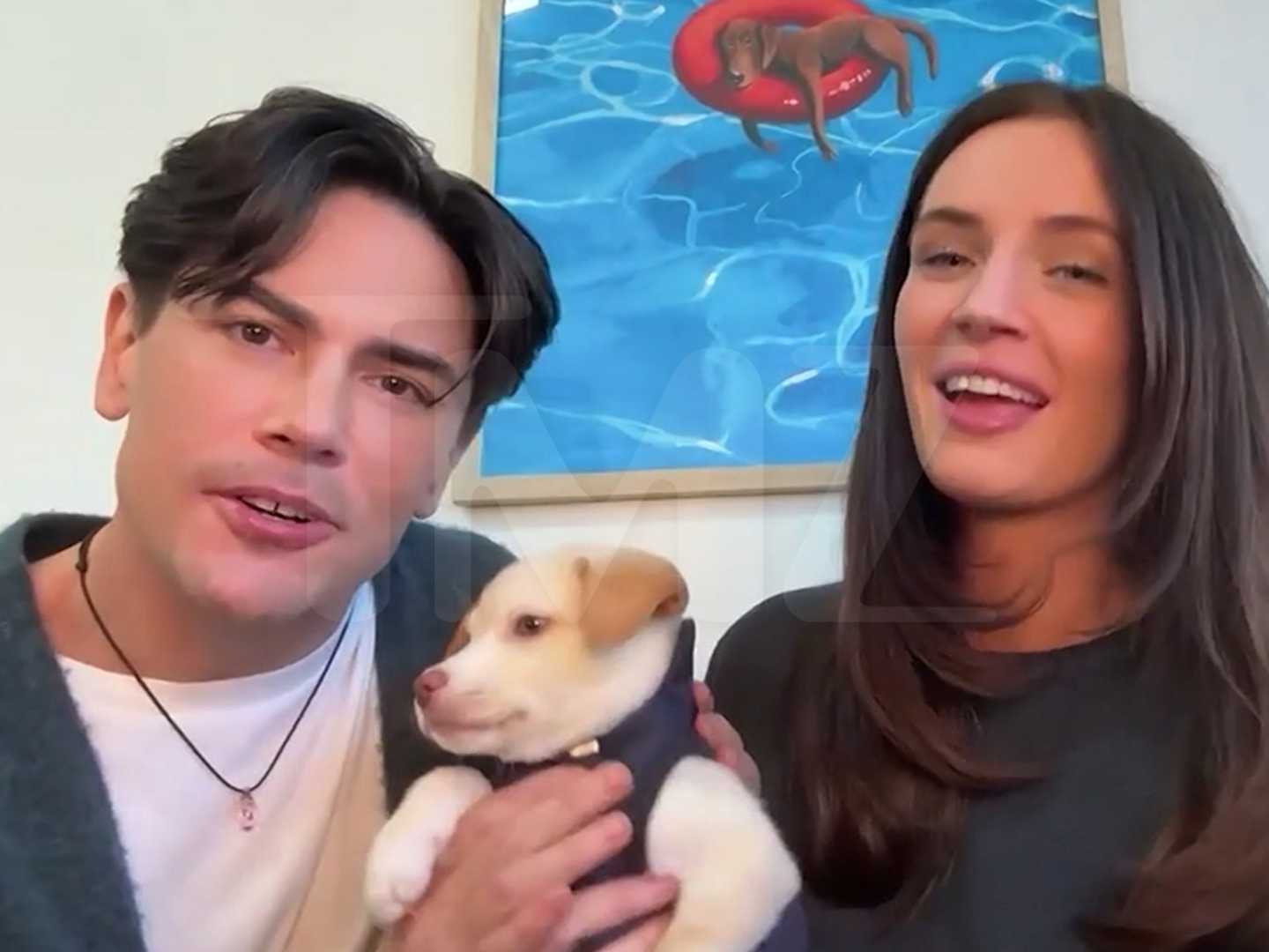 Tom Sandoval Victoria Lee Robinson Foster Puppy Milo