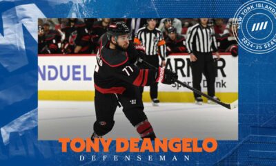 Tony Deangelo New York Islanders Signing