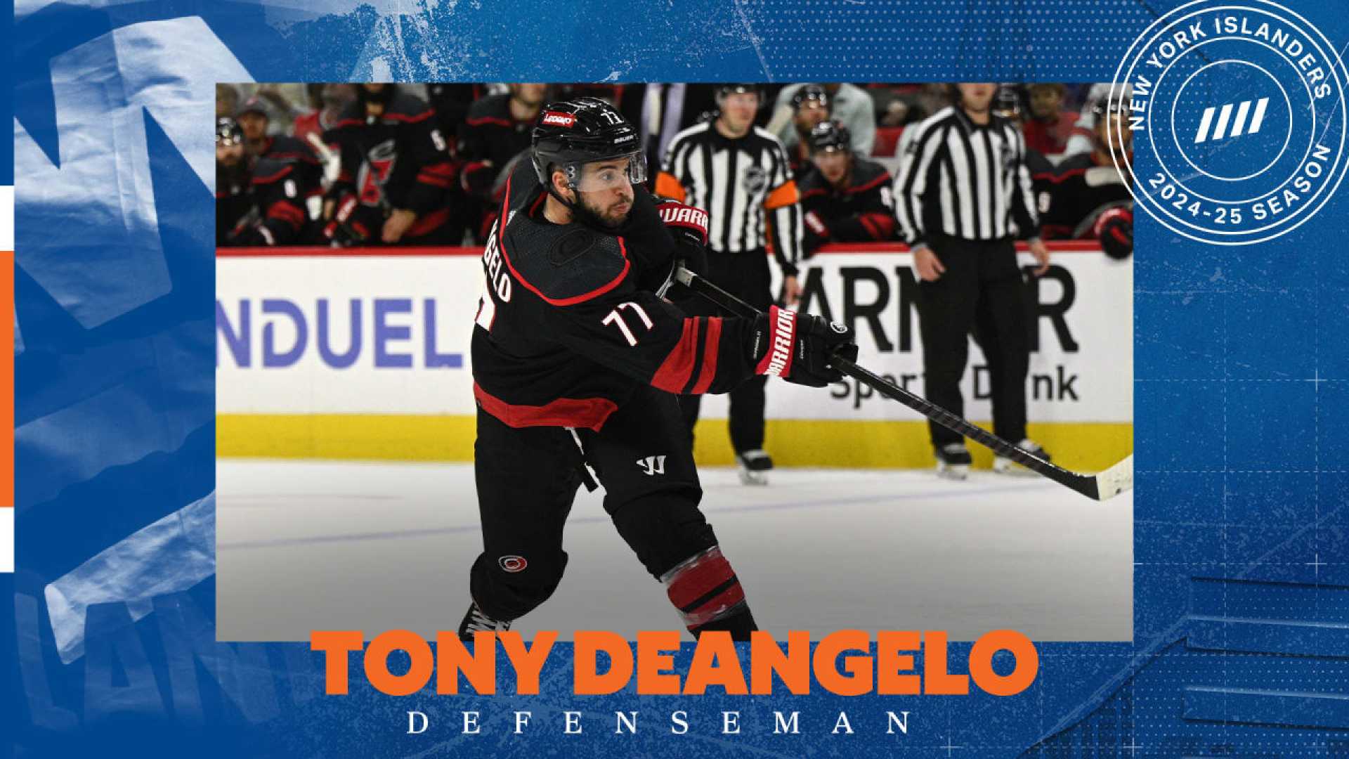 Tony Deangelo New York Islanders Signing