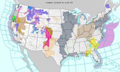 Tornado Watches Map Georgia Florida Carolinas