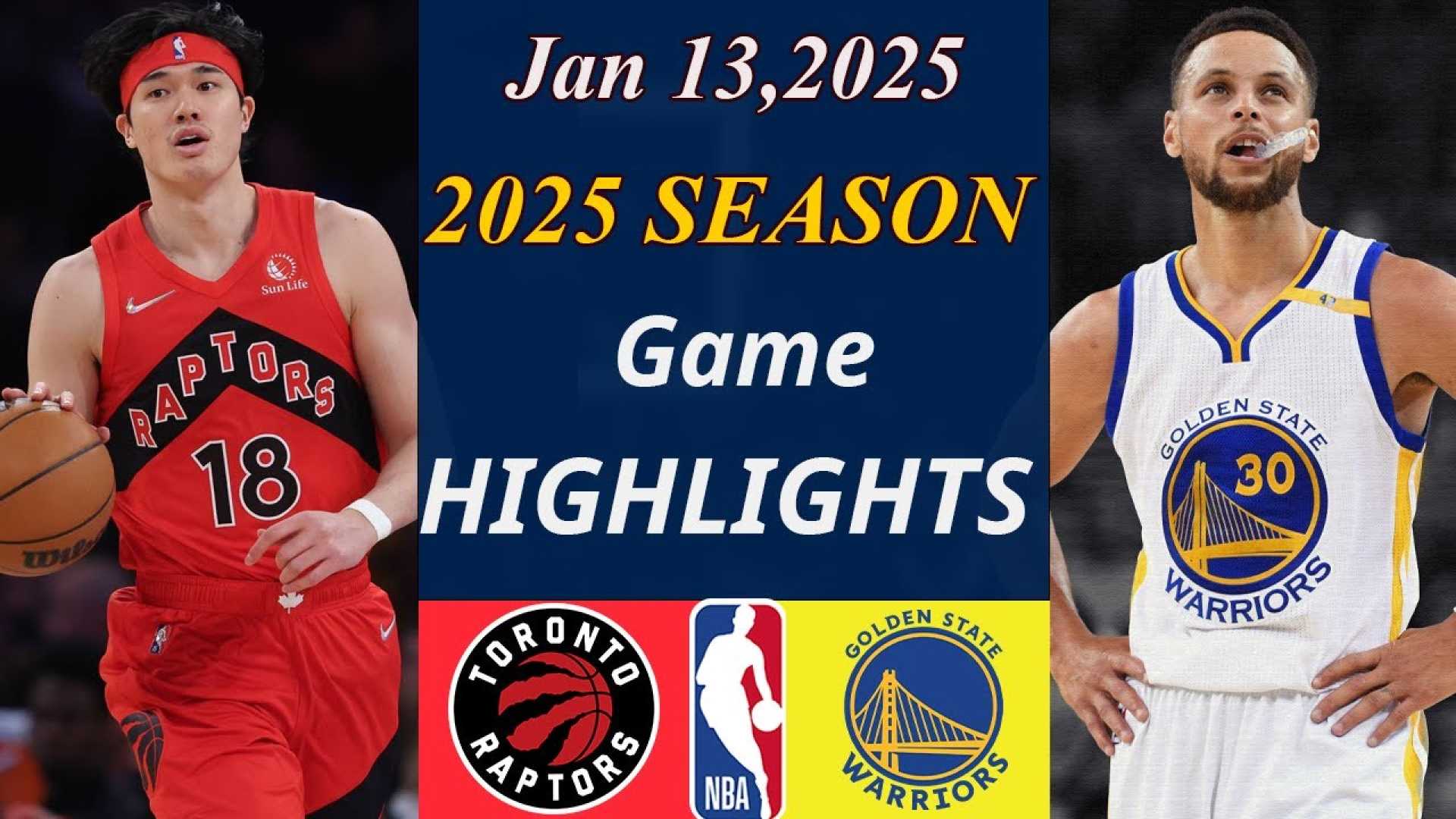 Toronto Raptors Vs Golden State Warriors 2025 Game