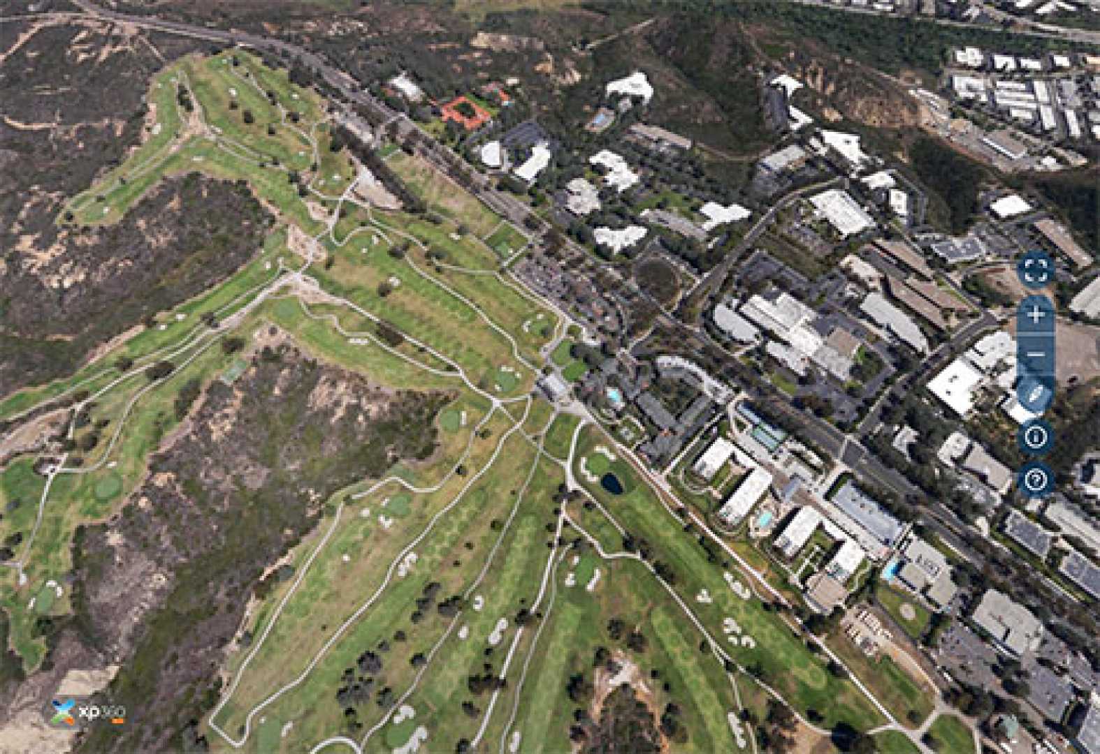 Torrey Pines Golf Course Aerial View