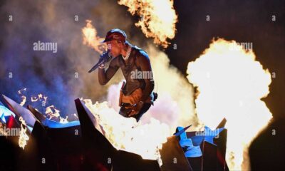 Travis Scott Performing At Mercedes Benz Stadium