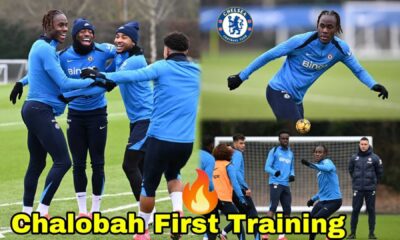 Trevoh Chalobah Chelsea Training Cobham